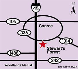 Stewart's Forest Location Map